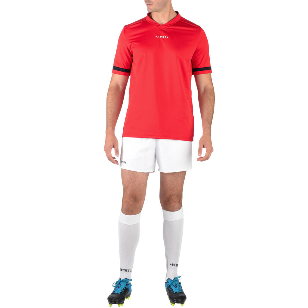 Rugbytrikot R100 Erwachsene rot