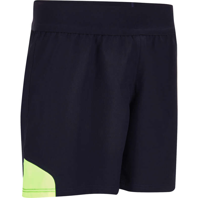 APPAREL RUGBY MEN - R500 Adult Rugby Shorts - Blue/Yellow OFFLOAD