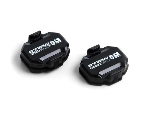 SET AUS GESCHWINDIGKEITS- UND TRITTFREQUENZSENSOREN OHNE MAGNET VON BTWIN MIT ANT+/BLUETOOTH 
