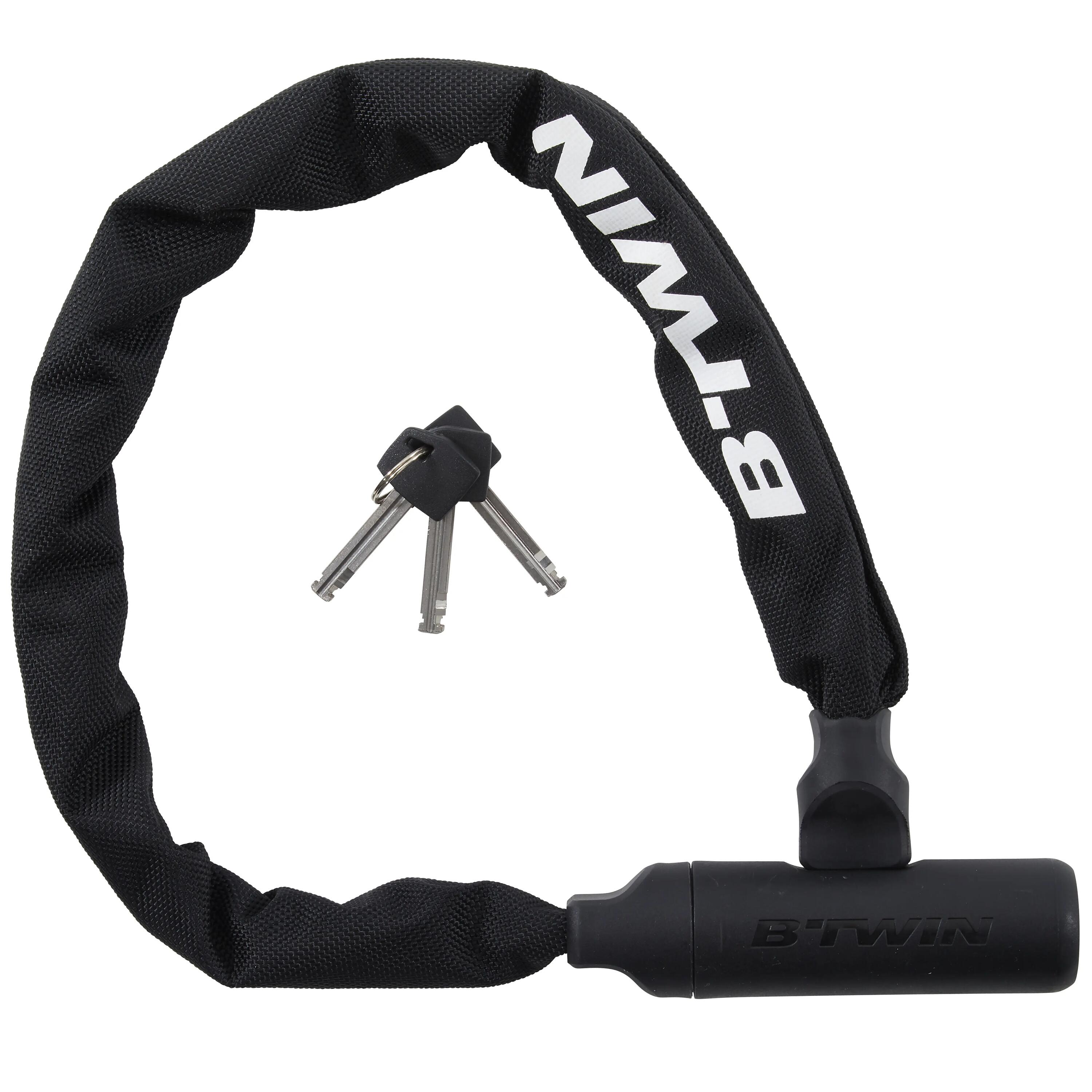 Cycle Lock - Chain 500 with Key - Black -  1