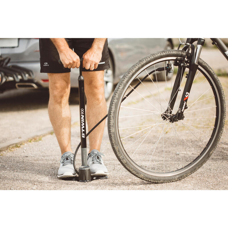 Pompe à pied pour vélo et voiture