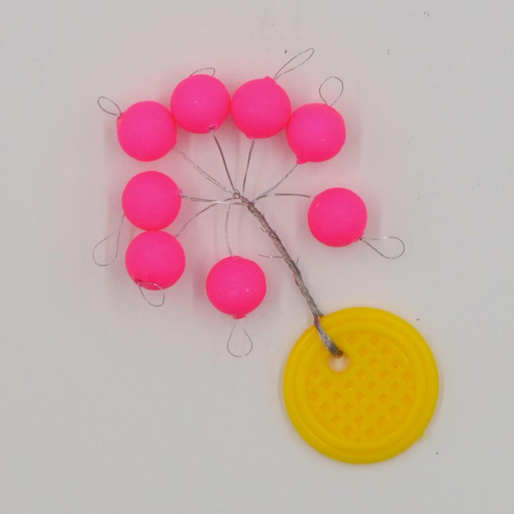 Round Floating Sea Fishing Beads - Pink