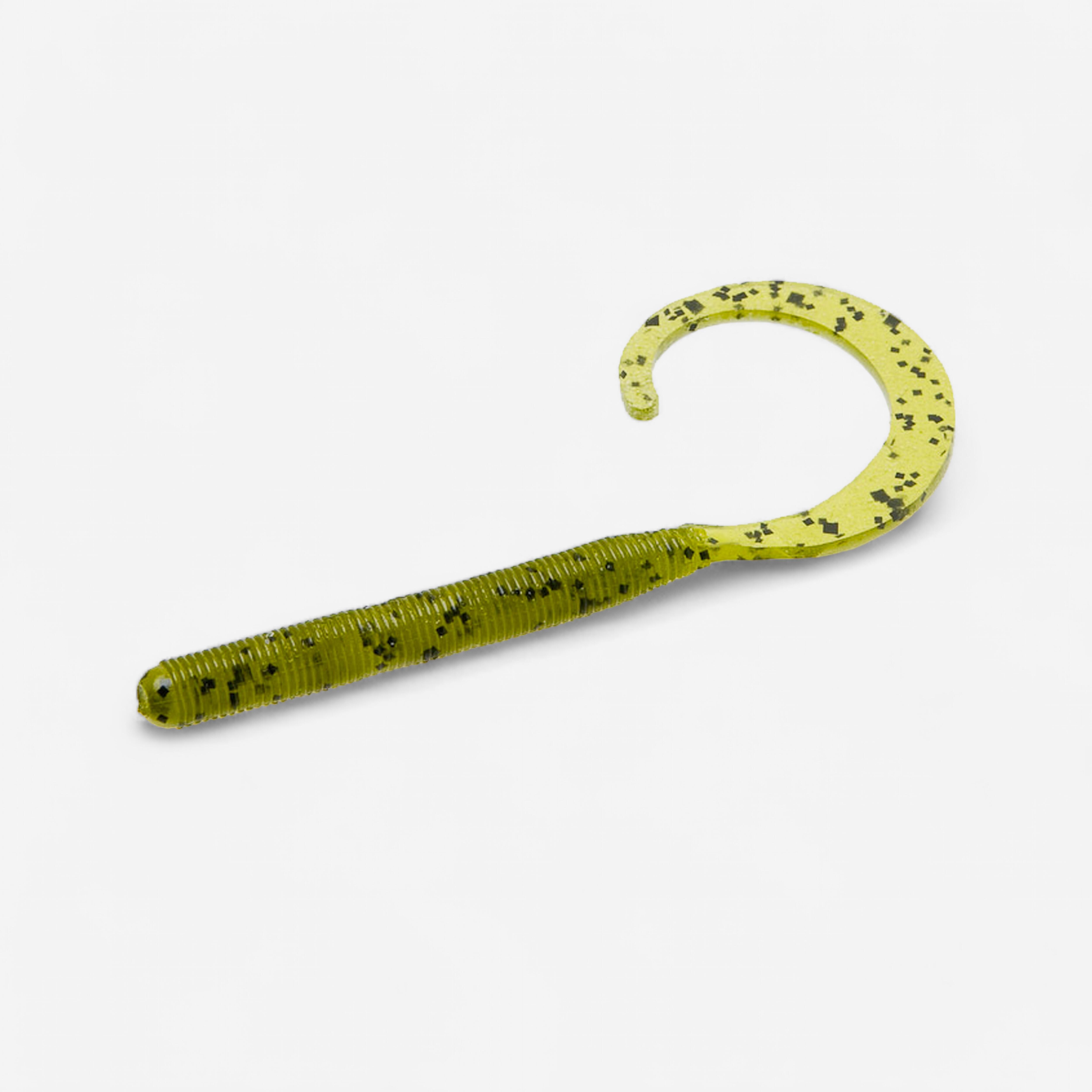 Zoom - Ver/worm Pêche Aux Leurres Curly Tail Watermelon Seed - Leurre Souple - Peche - - Taille Unique - Decathlon