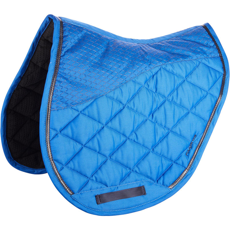 Tapis De Selle équitation Cheval Et Poney 580 Bleu électrique