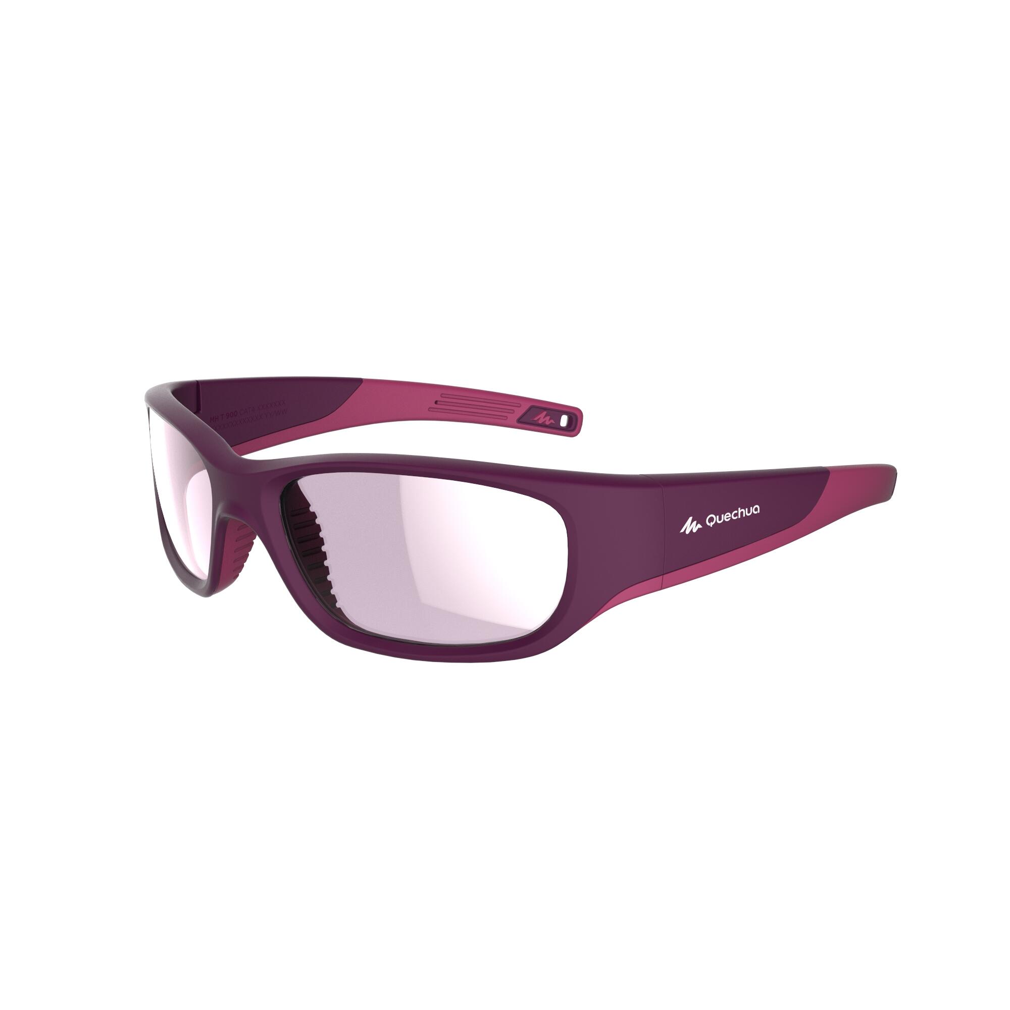 QUECHUA Children's Hiking Sunglasses Ages 9-11 Category 4 MH T550 - Purple