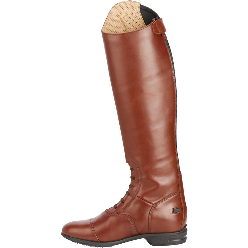 Kožené jezdecké boty LB 900 hnědé 