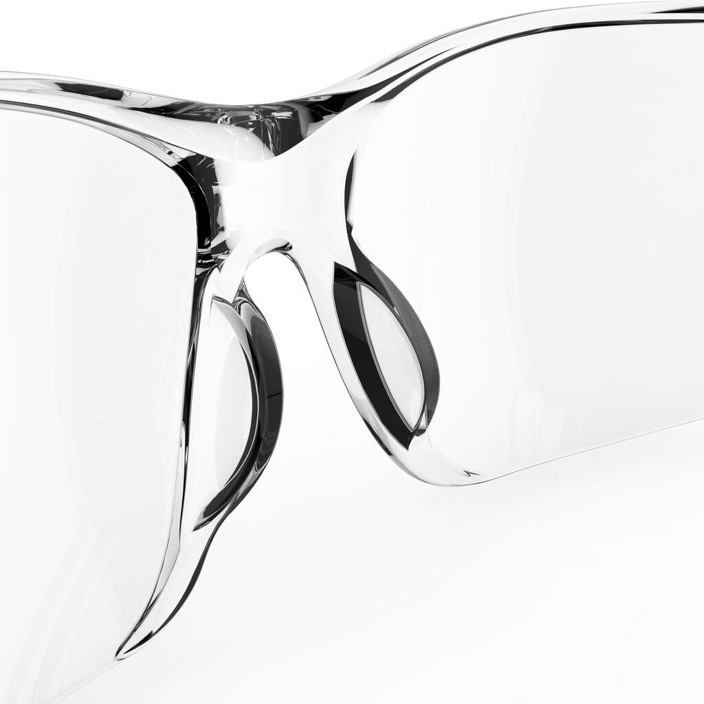 Lunettes de Soleil Vélo Adulte Transparentes Cat. 0 - Orange