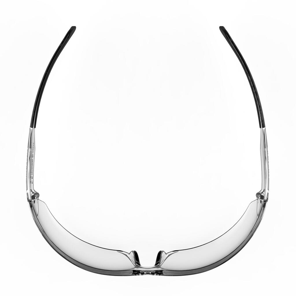 Lunettes de Soleil Vélo Adulte Transparentes Cat. 0 - Orange
