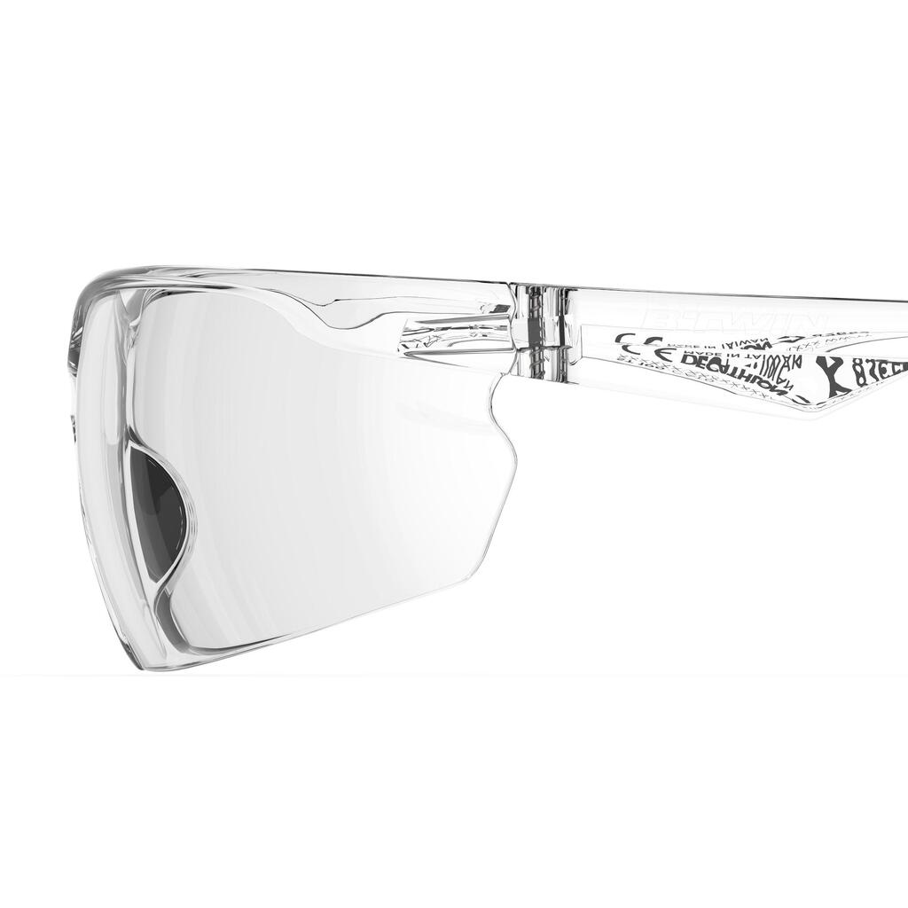 Lunettes de Soleil Vélo Adulte Transparentes Cat. 0 - Orange