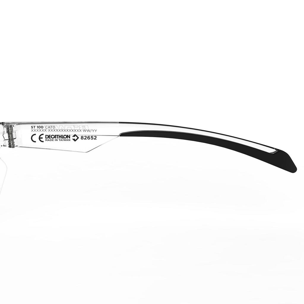 Lunettes de Soleil Vélo Adulte Transparentes Cat. 0 - Orange