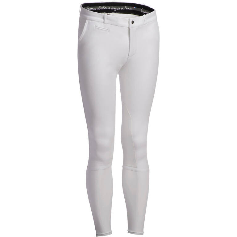 140 Grippy Horse Riding Competition Jodhpurs - White