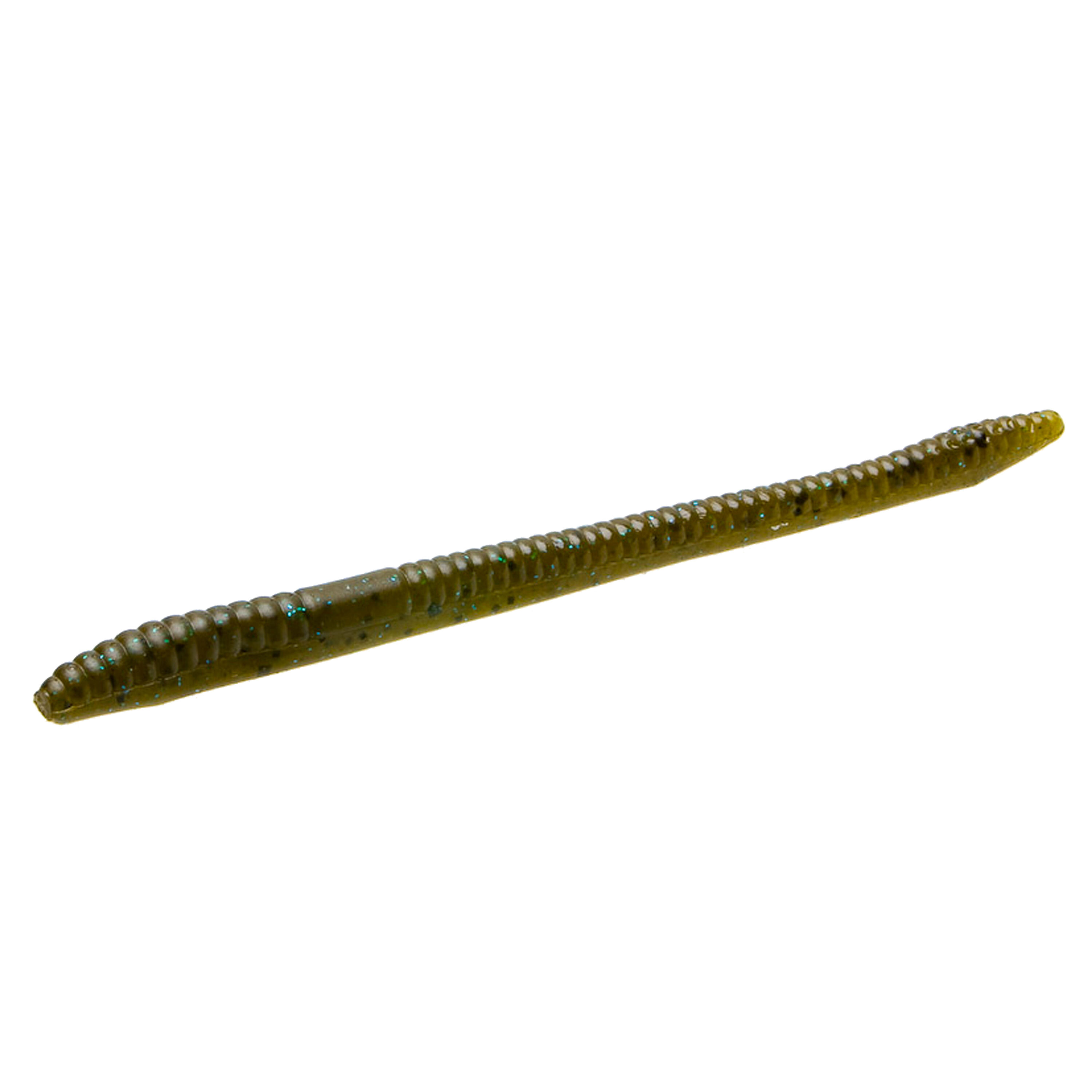 ZOOM FINESSE WORM GREEN PUMPKIN BLUE BLACK BASS FISHING SOFT LURE