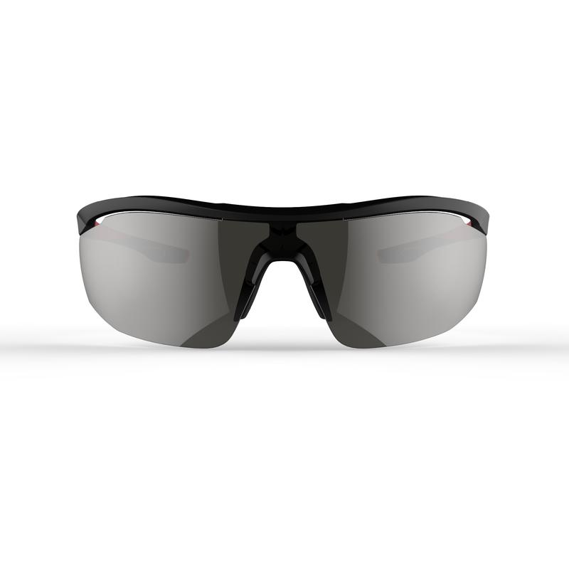 RUN 500 category 3 adult running glasses - black/red