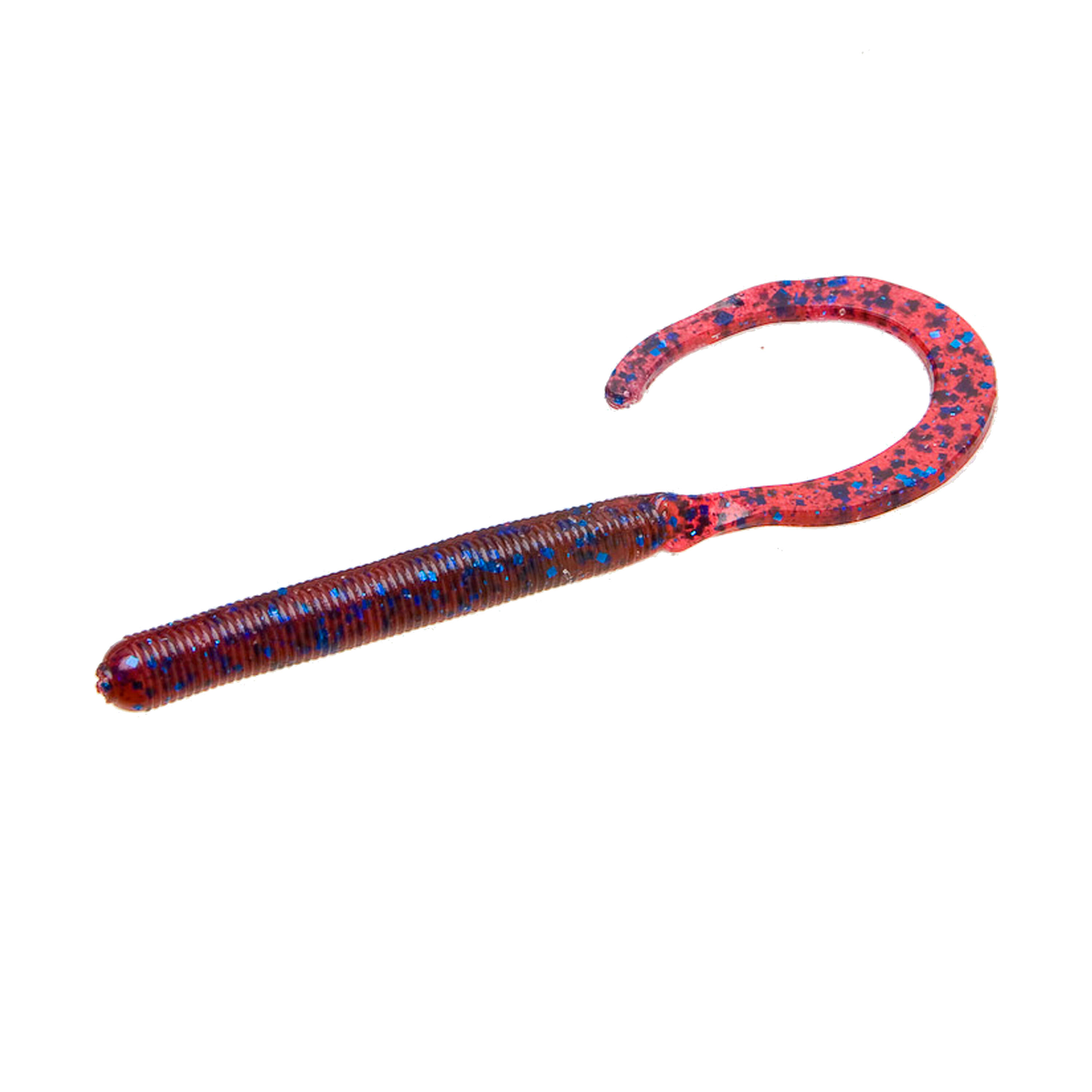 CURLY TAIL PLUM LURE FISHING WORM 1/1