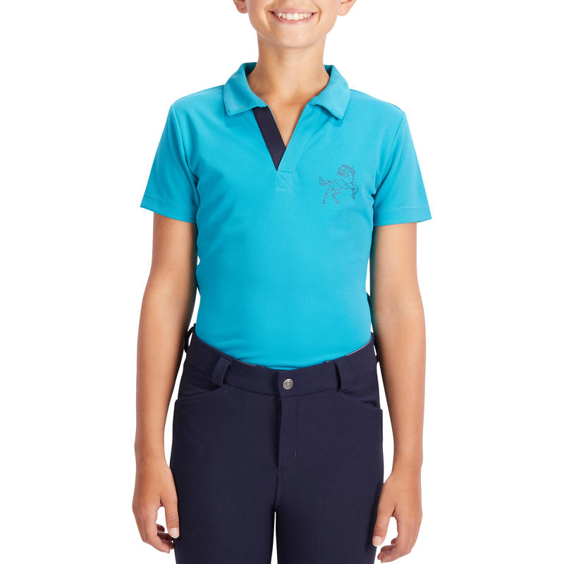 childrens horse riding polo shirts