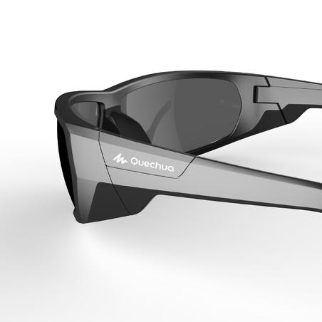 Lunettes de randonnée adulte MH 570 grises & noires polarisantes catégorie 3