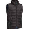 Kids' Sleeveless Horse Riding Padded Jacket 100 - Black