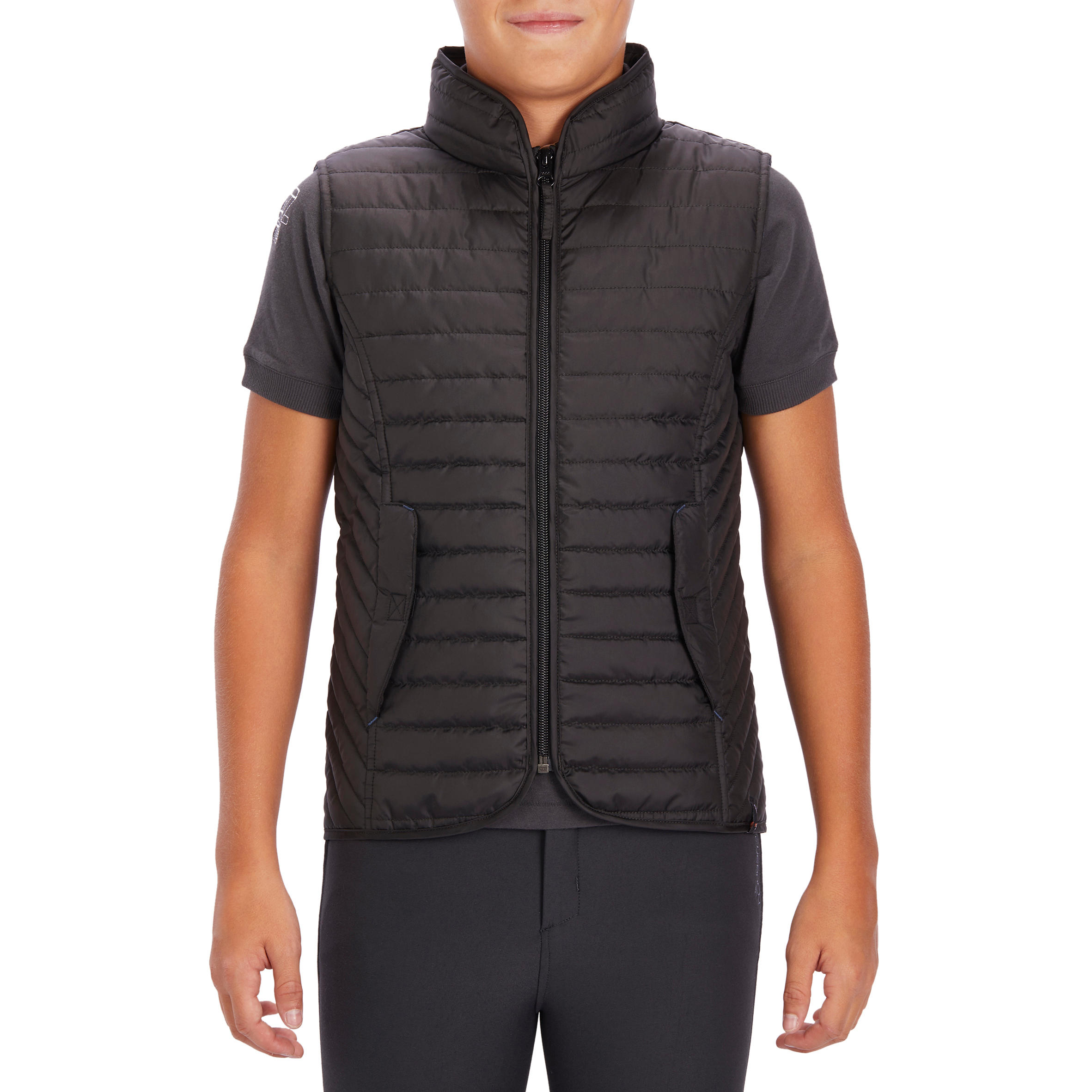 Veste sans 2025 manche equitation decathlon