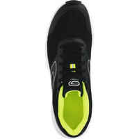 RUN CUSHION MEN'S RUNNING SHOES - BLACK/YELLOW