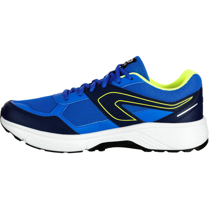 Zapatillas Running Kalenji Run Cushion Grip Hombre Azul Grisáceo