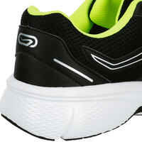 RUN CUSHION MEN'S RUNNING SHOES - BLACK/YELLOW