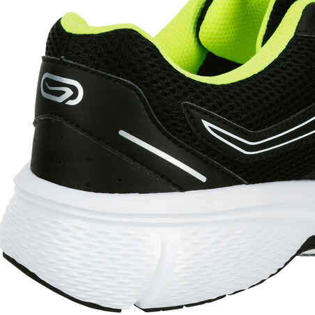 RUN CUSHION MEN'S RUNNING SHOES - BLACK/YELLOW