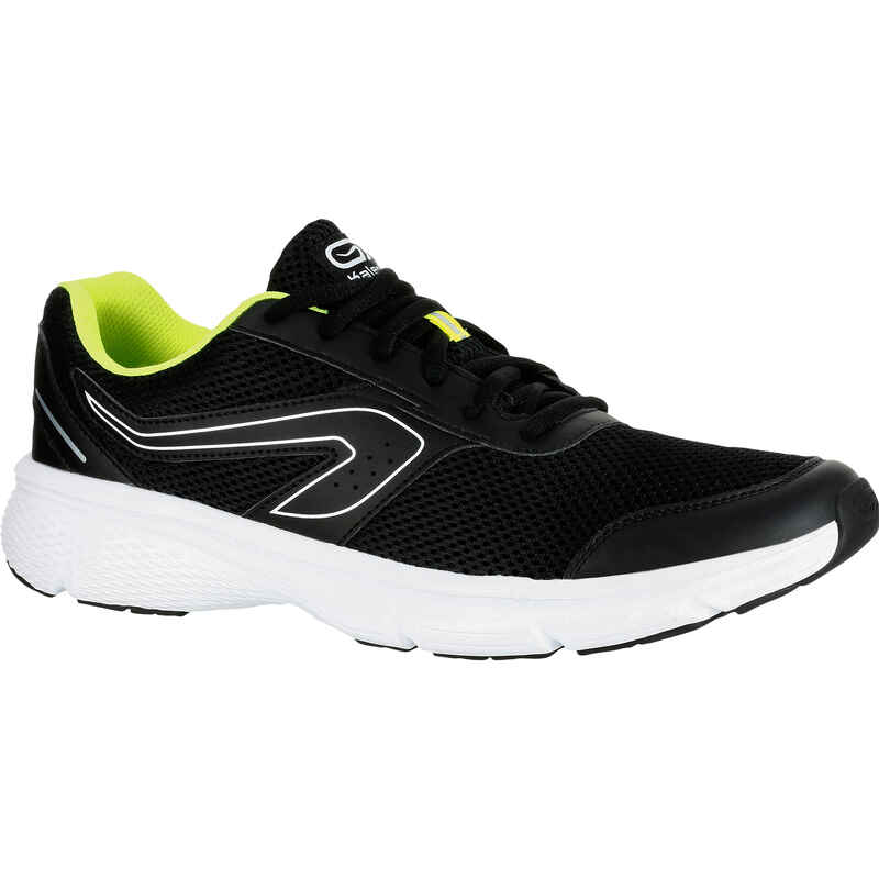 RUN CUSHION MEN'S RUNNING SHOES - BLACK/YELLOW