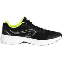 RUN CUSHION MEN'S RUNNING SHOES - BLACK/YELLOW