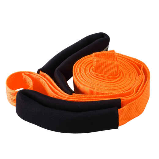 Game dragging cord 150 kg - orange