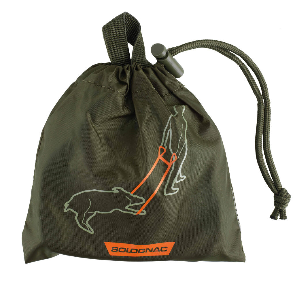 Game dragging cord 150 kg - orange