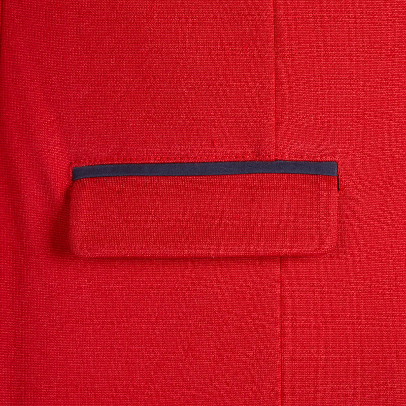 Chaqueta de concurso equitación niños COMP100 rojo