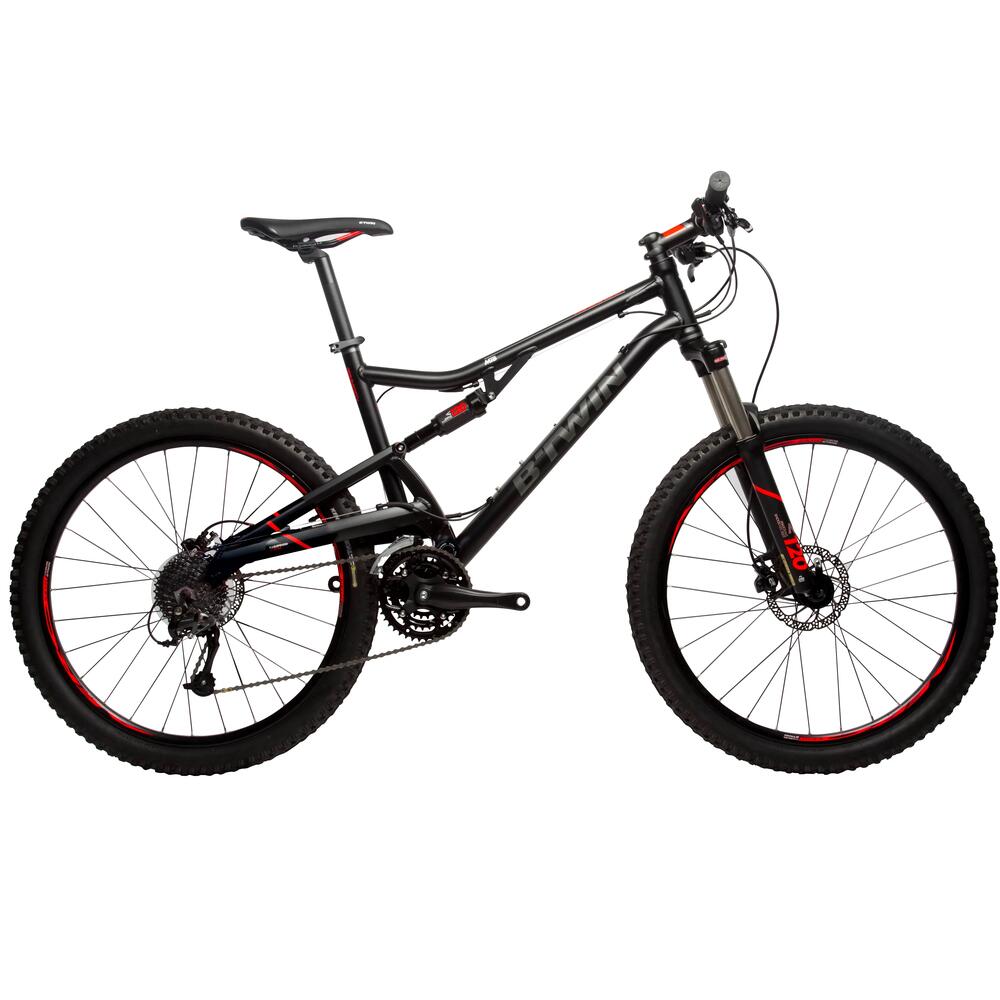 MTB GEFEDERT ROCKRIDER 520 SCHWARZ/ORANGE