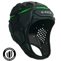 Шлем для регби R500 темно–серый зеленый