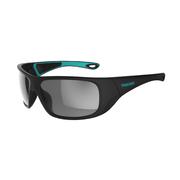 Lentes de sol vela adulto 500 negro turquesa polarizados categoría 3