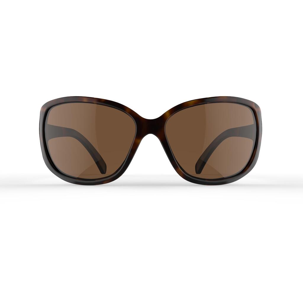 Gafas de sol categoria 3 de senderismo para Mujer MH530 café