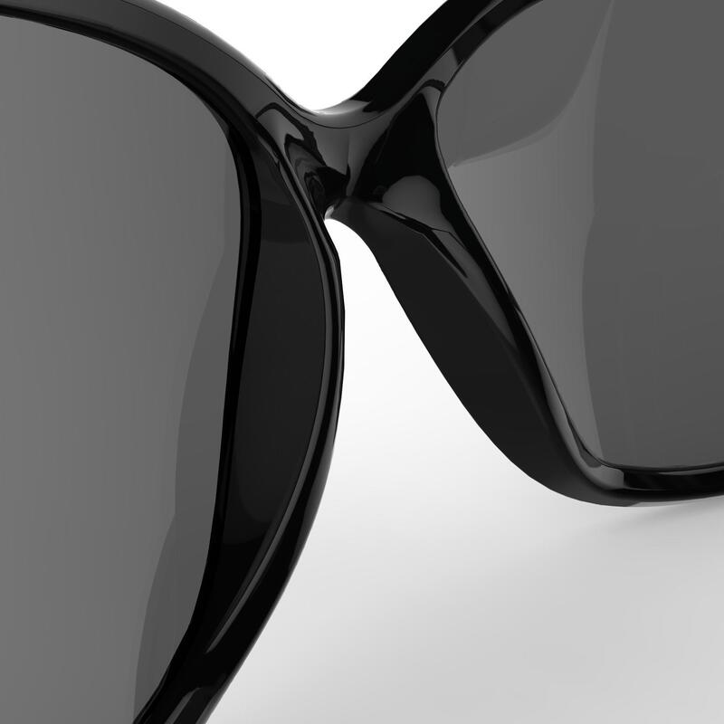 Sonnenbrille Wandern MH530 Kategorie 3 polarisierend Damen schwarz