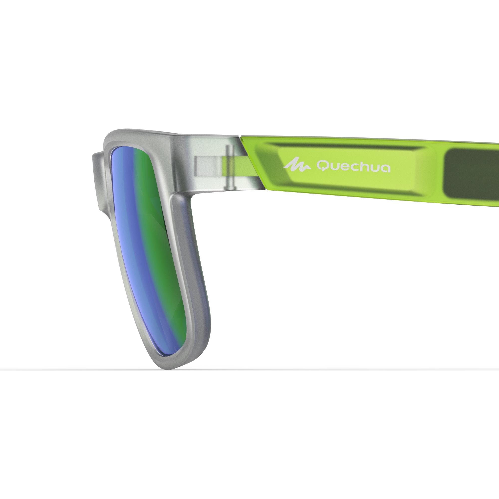 Adult Category 3 Hiking Sunglasses MH140 - Translucent Green - Decathlon
