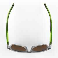 Adult Category 3 Hiking Sunglasses MH140 - Translucent Green