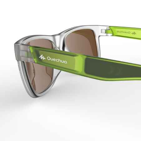 Adult Category 3 Hiking Sunglasses MH140 - Translucent Green