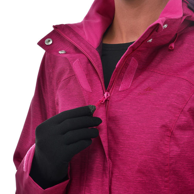 Buy Women's RaincoatMountain Hiking Waterproof Rain JacketDecathlon