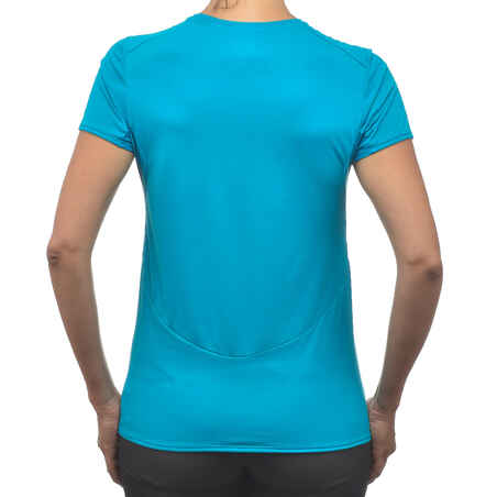 Women’s Mountain Walking Short-Sleeved T-Shirt MH100