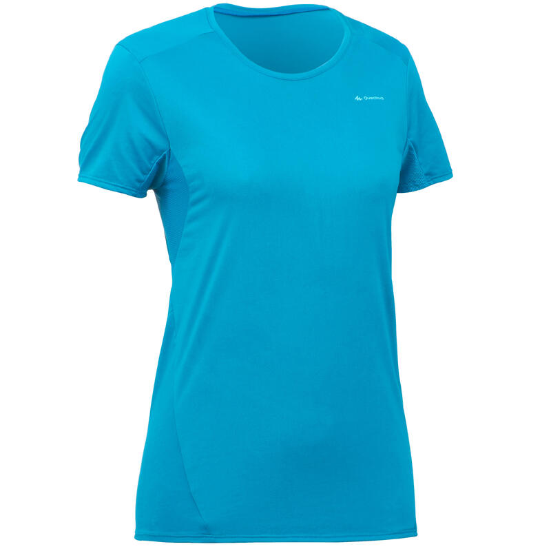 T-shirt manches courtes de randonnée montagne - MH100 - Femme