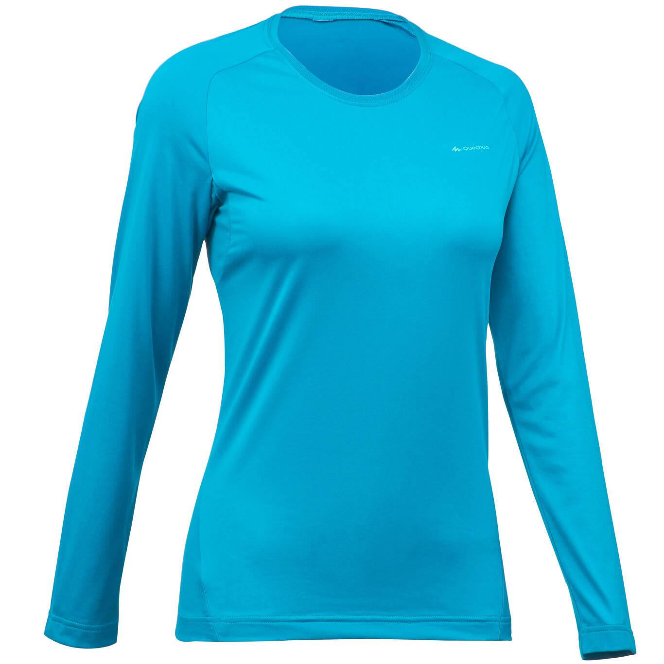 MH150 Women’s Long Sleeved Mountain Hiking T-Shirt - Turquoise