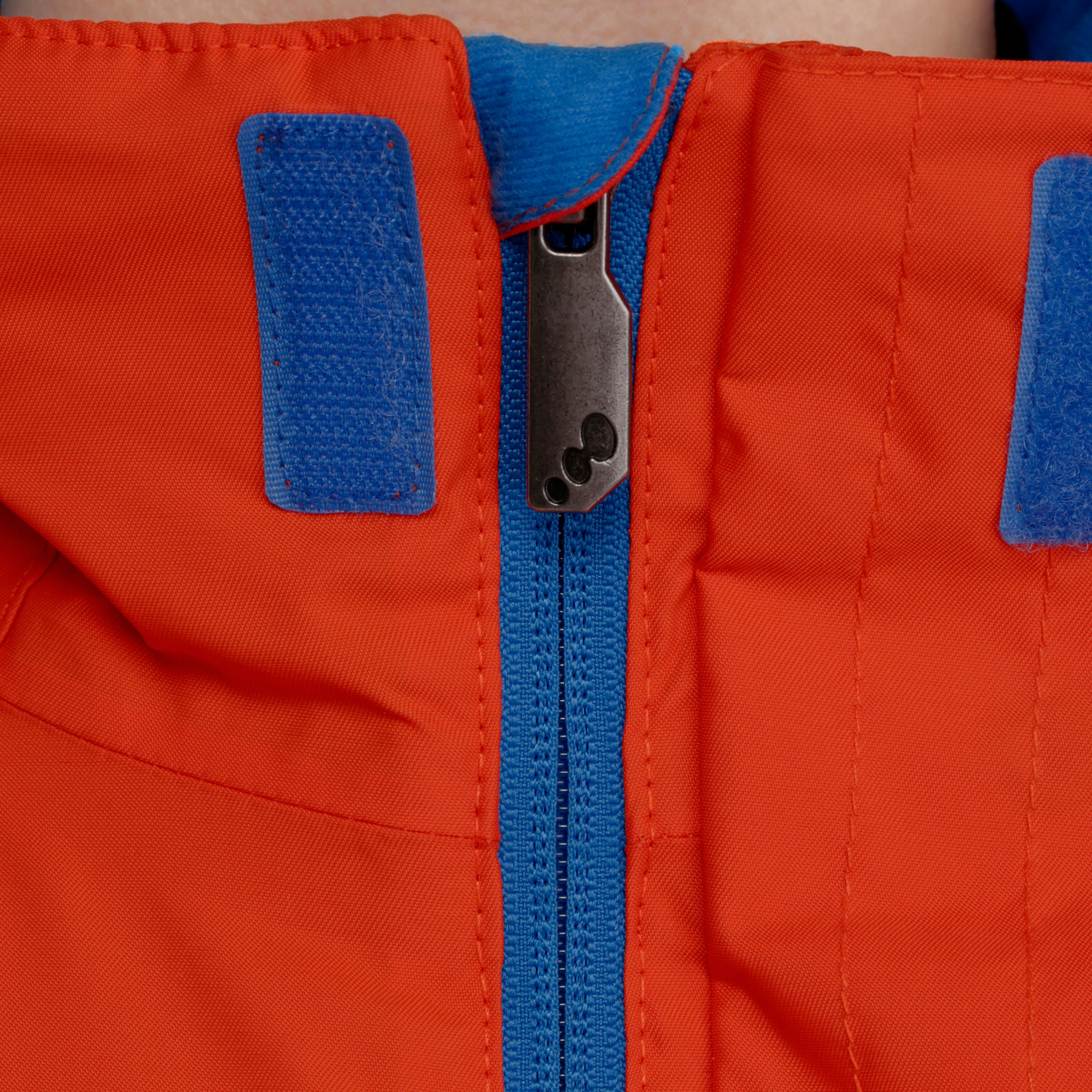 Evoslide Boy's Ski Jacket - Orange/red and Mottled grey 8/20