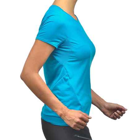 Women’s Mountain Walking Short-Sleeved T-Shirt MH100