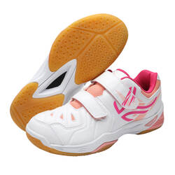 BS800 JR Kids' Badminton Shoes - White/Pink