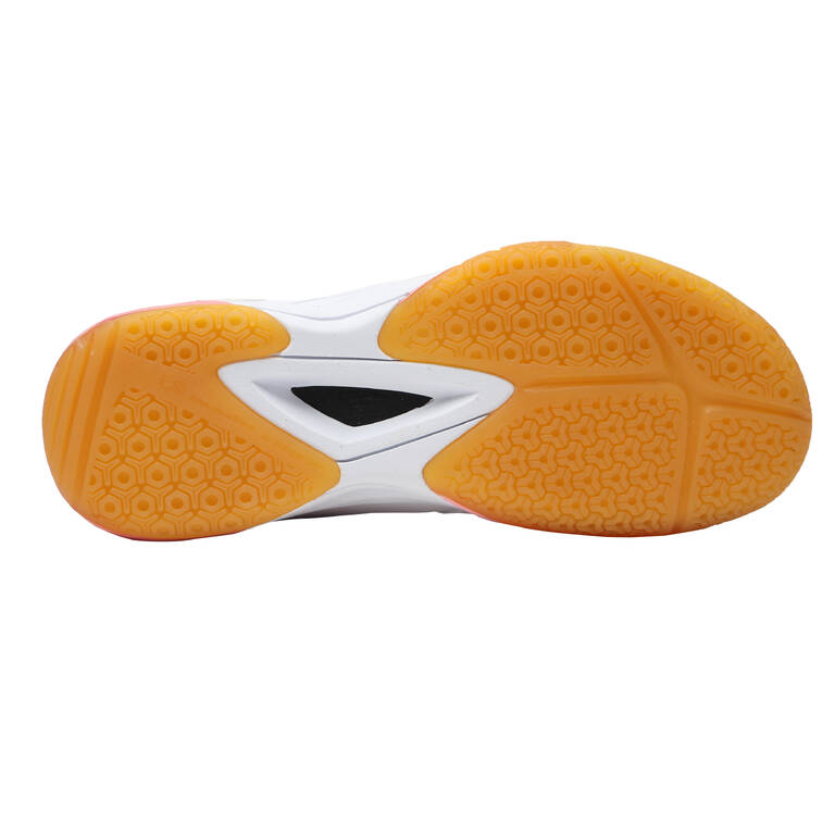 BS800 JR Kids' Badminton Shoes - White/Pink
