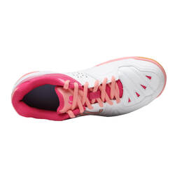 BS800 JR Kids' Badminton Shoes - White/Pink