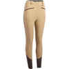 Reithose BR500 Mesh Damen Kniebesatz beige/braun