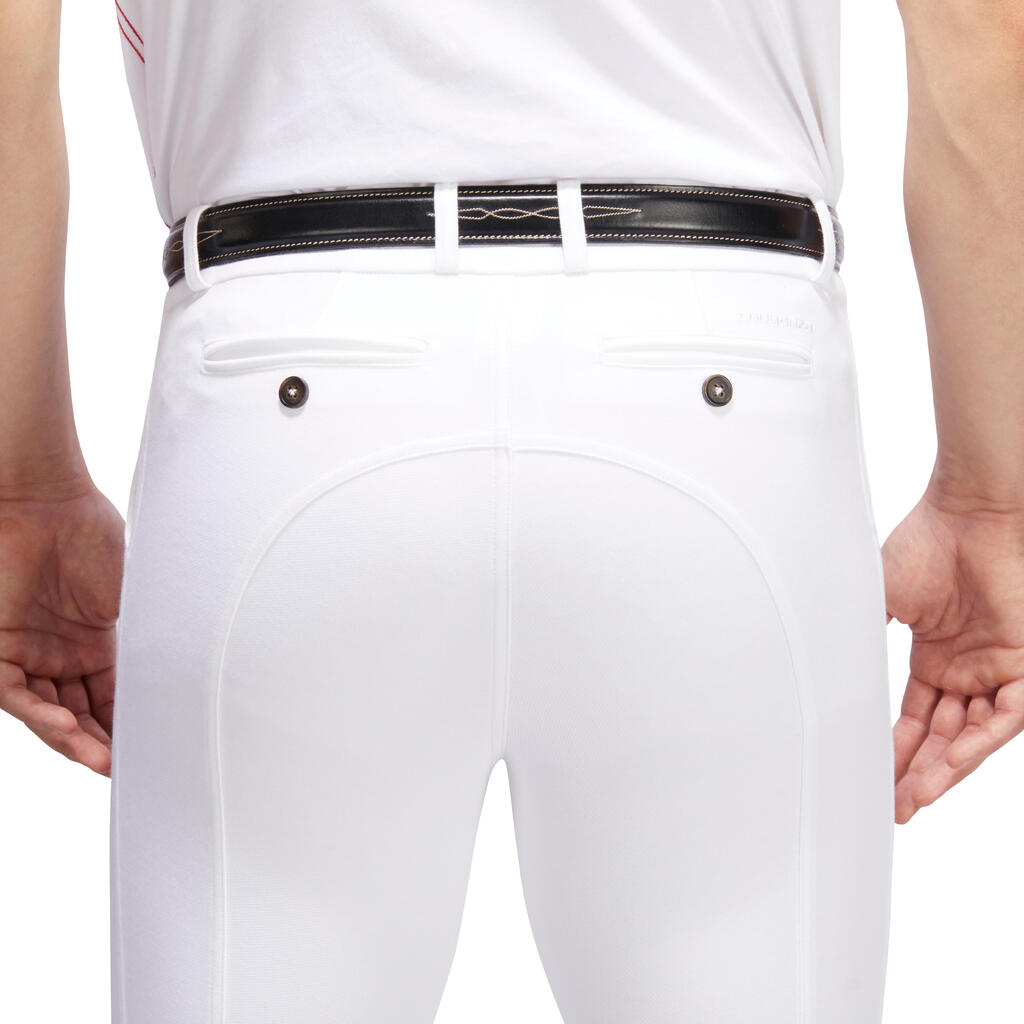 140 Grippy Horse Riding Competition Jodhpurs - White